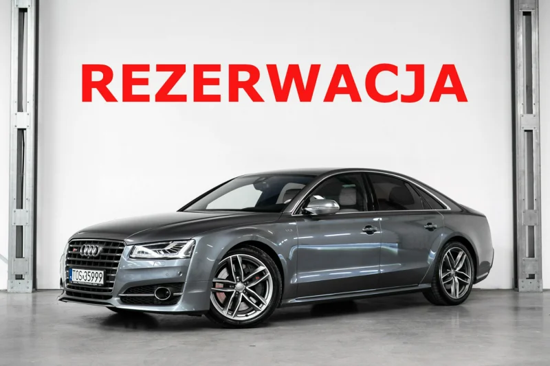 Audi S8 4.0 TFSI. Dociągi, BOSE, Masaże, ACC. Bezwypadkowe. WIDEOPREZENTACJA. D4 (2010-)