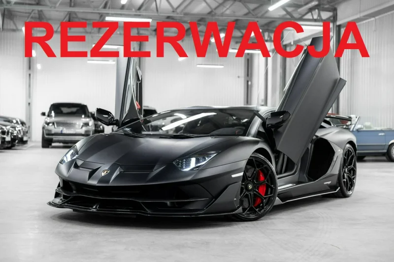 Lamborghini Aventador SVJ LP770 6.5l V12. Nero Nemesis. Ad Personam. Salon PL. Gwarancja. FV