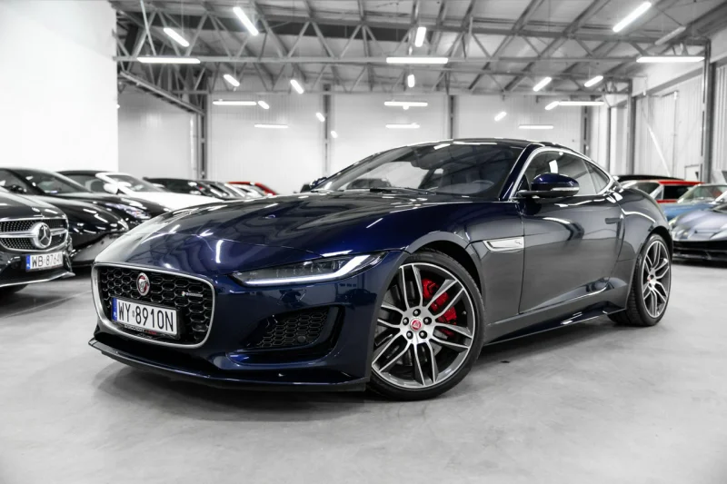 Jaguar F-Type 5.0 450KM R-Dynamic. Pakiet Luxury. Pakiet Climate. Gwarancja 05.2024.