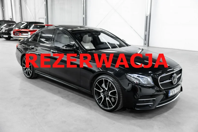 Mercedes E 43 AMG Salon PL. Bezwypadkowy. Kamery. Burmester. Akt tempomat. Head up. W213 (2016-)