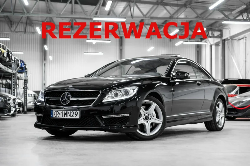 Mercedes CL 500 435KM. V8. 4Matic. Salon Polska, Bezwypadkowy, Akt. tempomat, Masaże C216 (2006-)